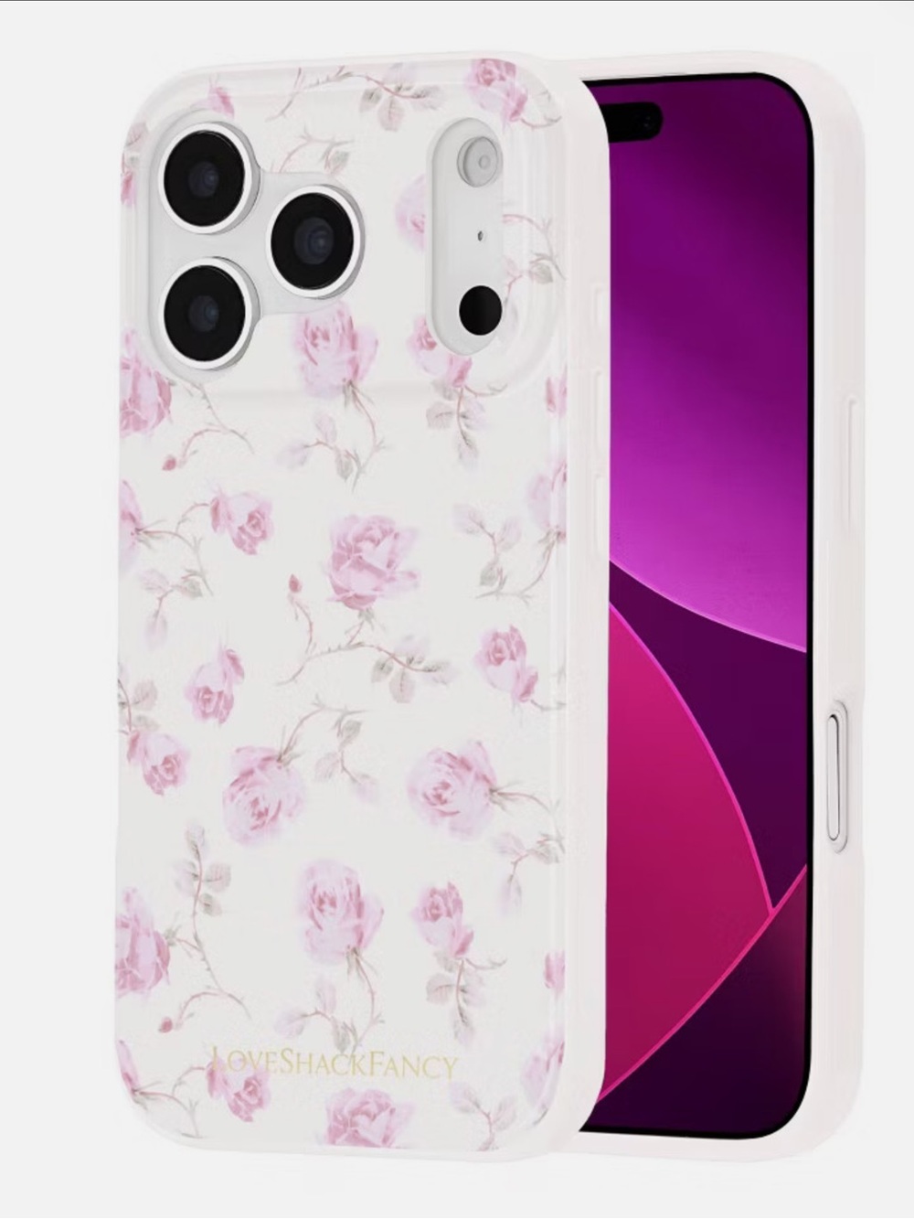 LoveShackFancy – Case-Mate Ribbon Rosa Flora iPhone 17 Pro Case with MagSafe Ste